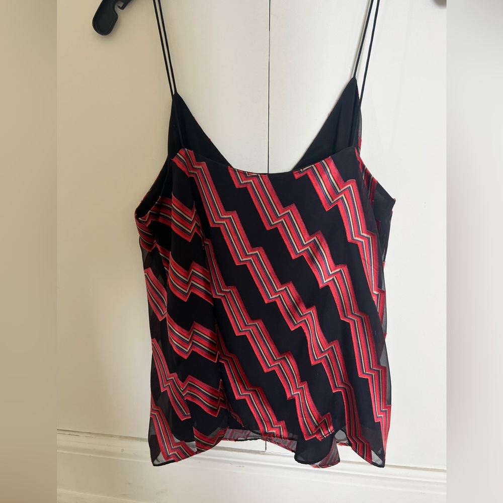 Alice+ Olivia silk spaghetti strap top Medium NWOT - Picture 7 of 11